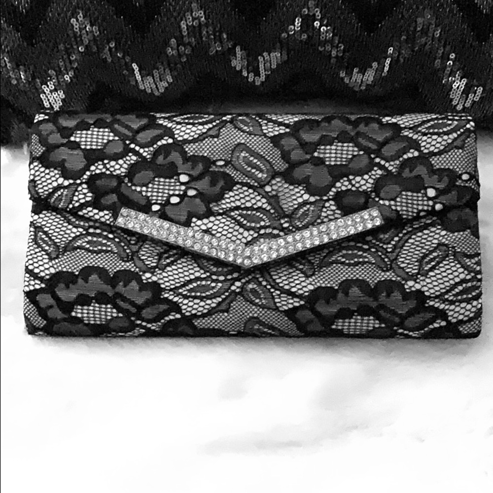 Gunne Sax by Jessica McClintock lace evening bag